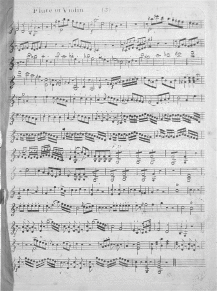 Grand Sonatas Nos. 1, 2, and 3 Flute scores gallery preview page 3