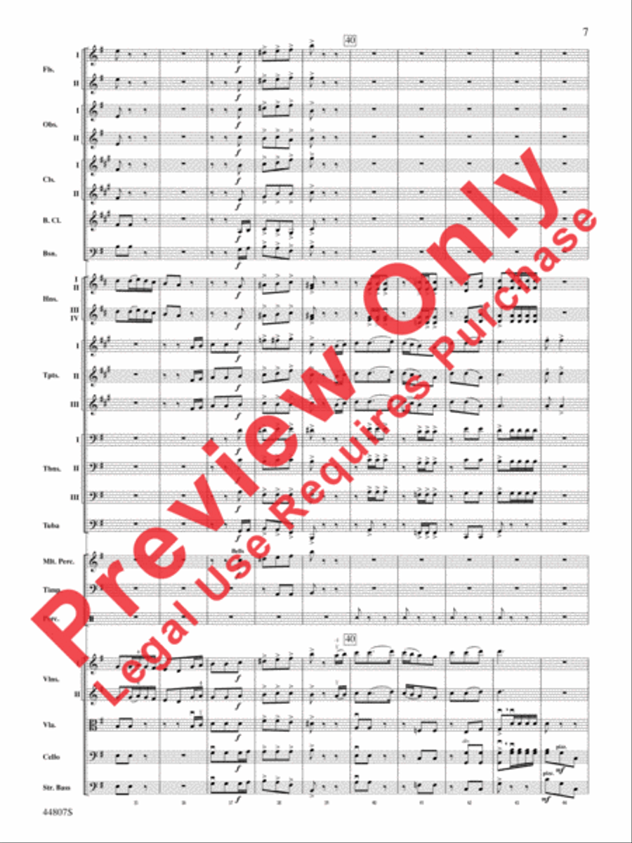 Pan: Highlights from the Warner Bros. Pictures Motion Picture Soundtrack Full Orchestra scores gallery preview page 8