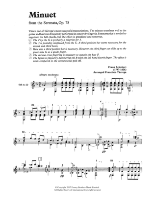 Minuet (from the Serenata, Op. 78)