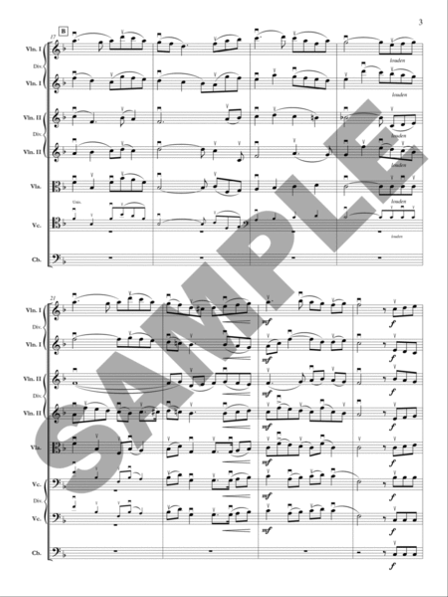 Irish Tune from County Derry (Danny Boy) Orchestra scores gallery preview page 4