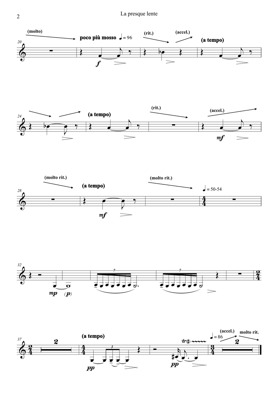 Claricatures, for clarinet quartet - set of parts Clarinet Quartet scores gallery preview page 6