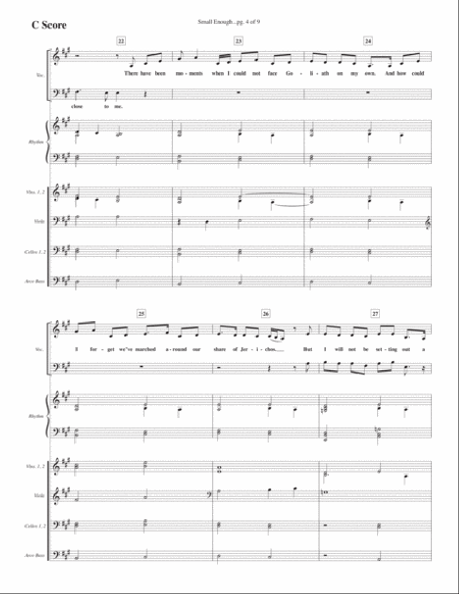 Small Enough Small Ensemble scores gallery preview page 4