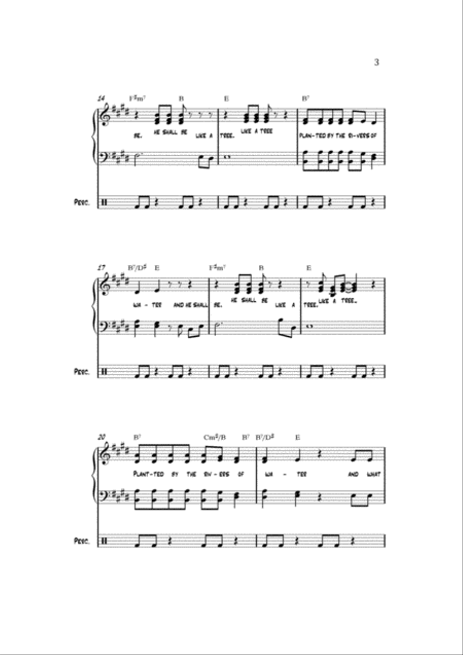 Blessed is the man 4-Part scores gallery preview page 3