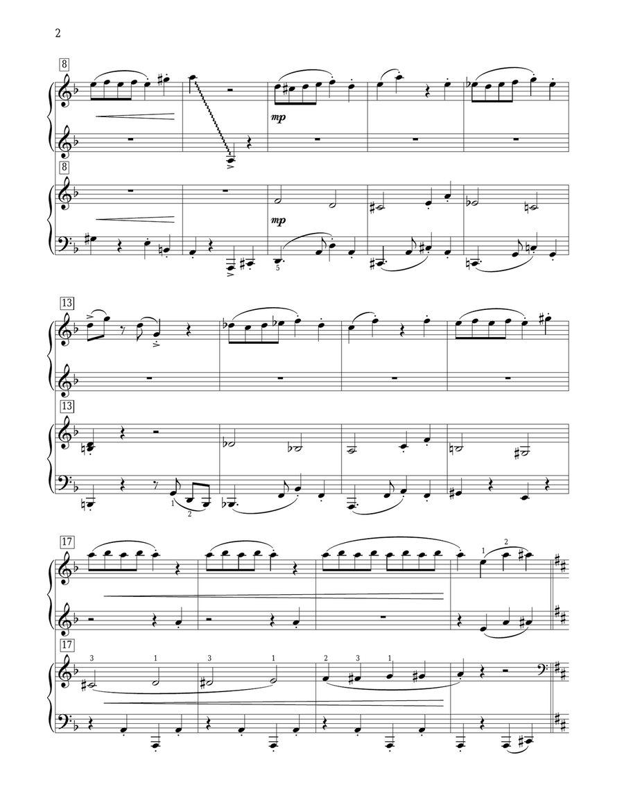 Tango Nuevo Tango Nuevo Piano Duet scores gallery preview page 2