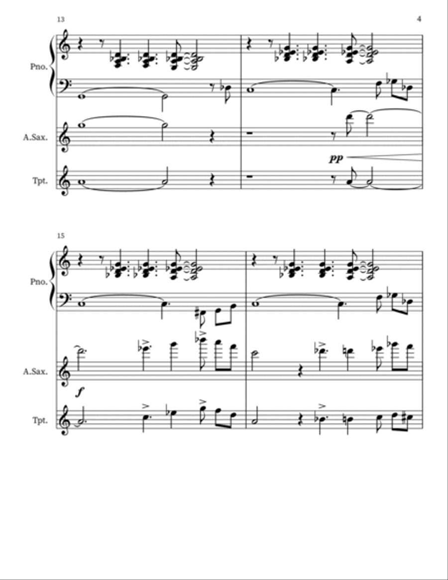Sketches 3 - Score Only Small Ensemble scores gallery preview page 4