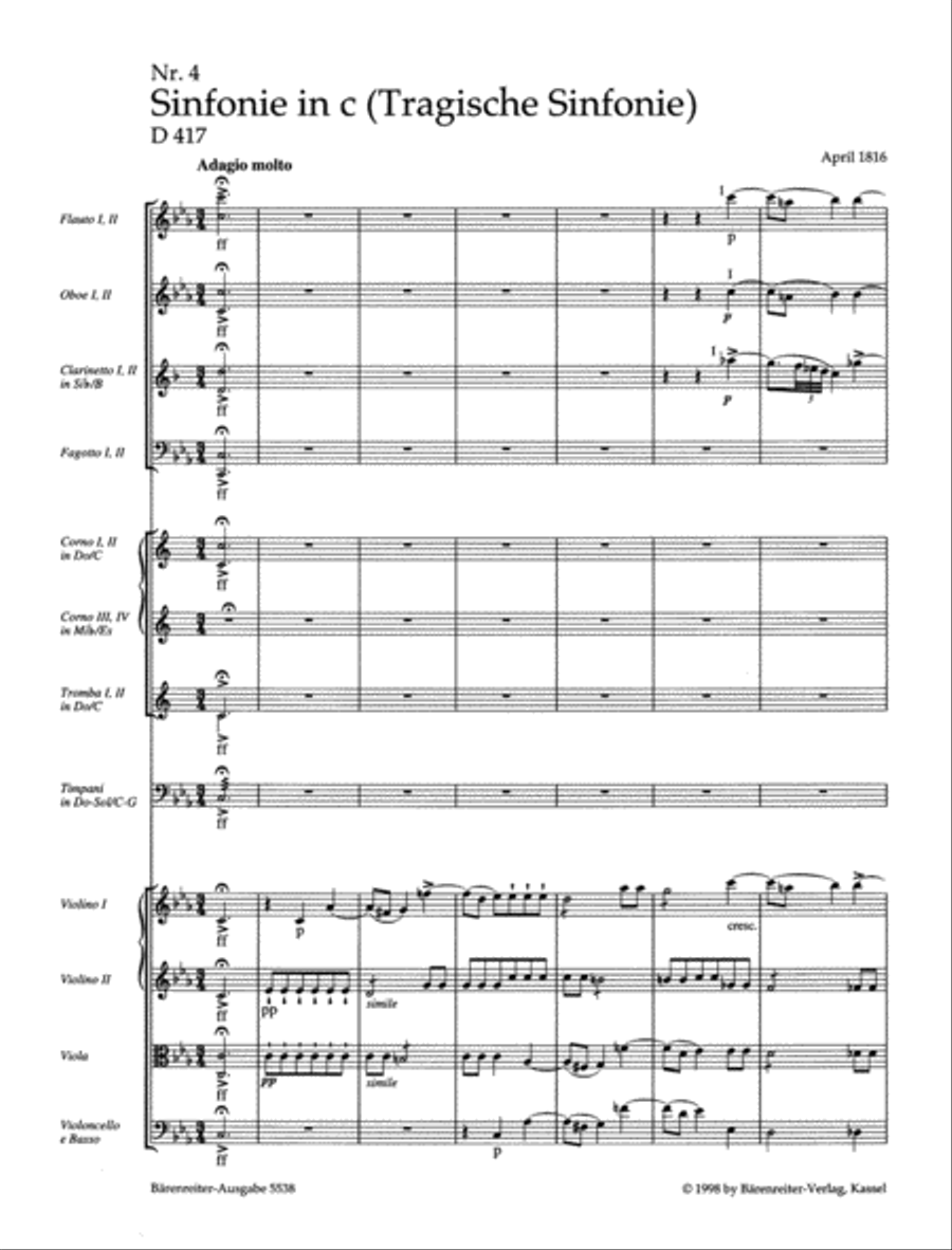Symphony, No. 4-6 Orchestra scores gallery preview page 2