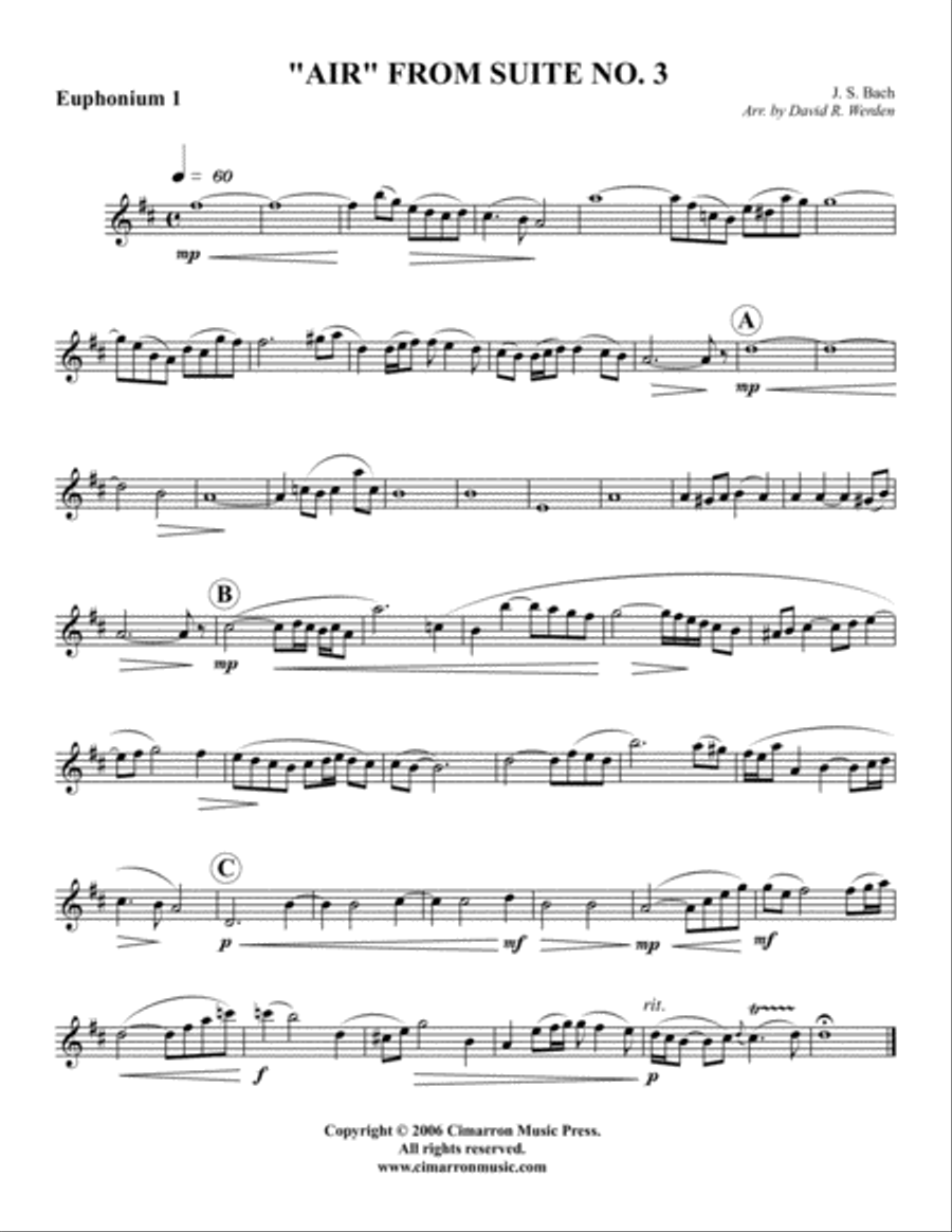 Air from Suite No. 3 Air from Suite No. 3 EETT scores gallery preview page 4
