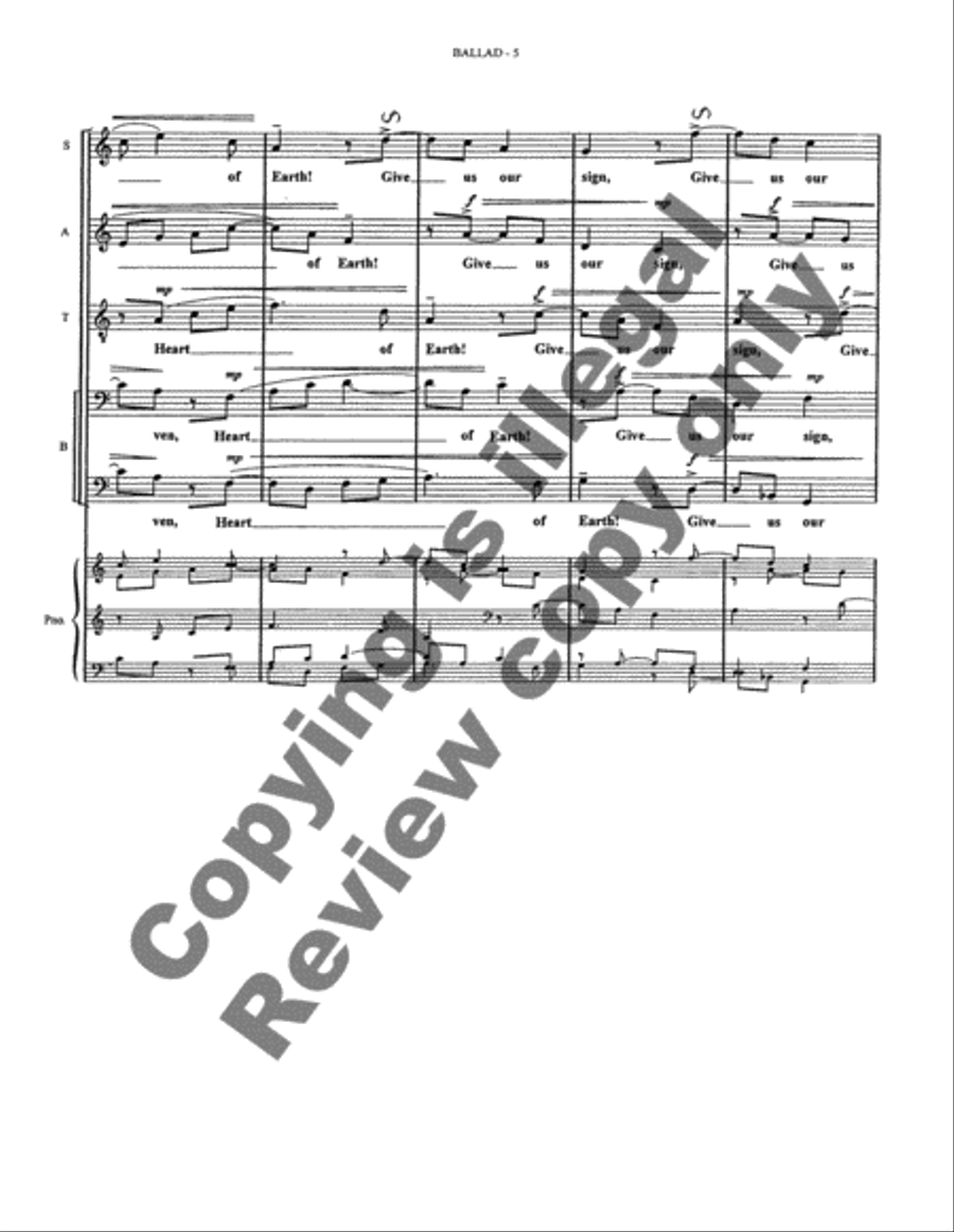 On the Nature of Creation: 3. The Ballad of Good Mind Divisi scores gallery preview page 12