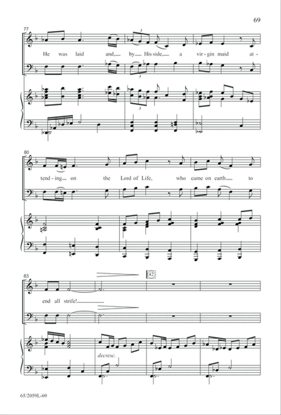 The Christmas Story 3-Part scores gallery preview page 70