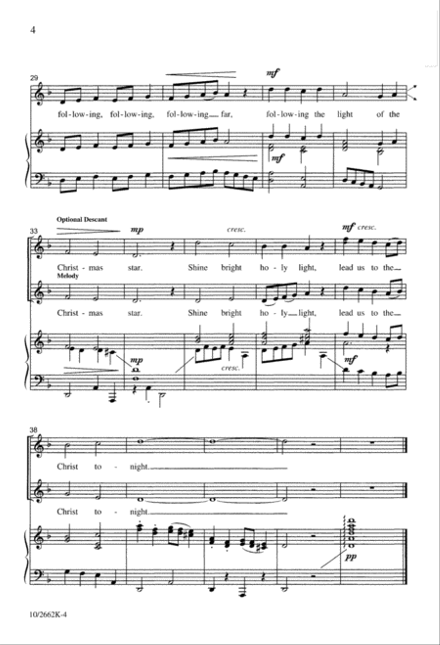 Three Wise Men Three Wise Men Unison Choir scores gallery preview page 5
