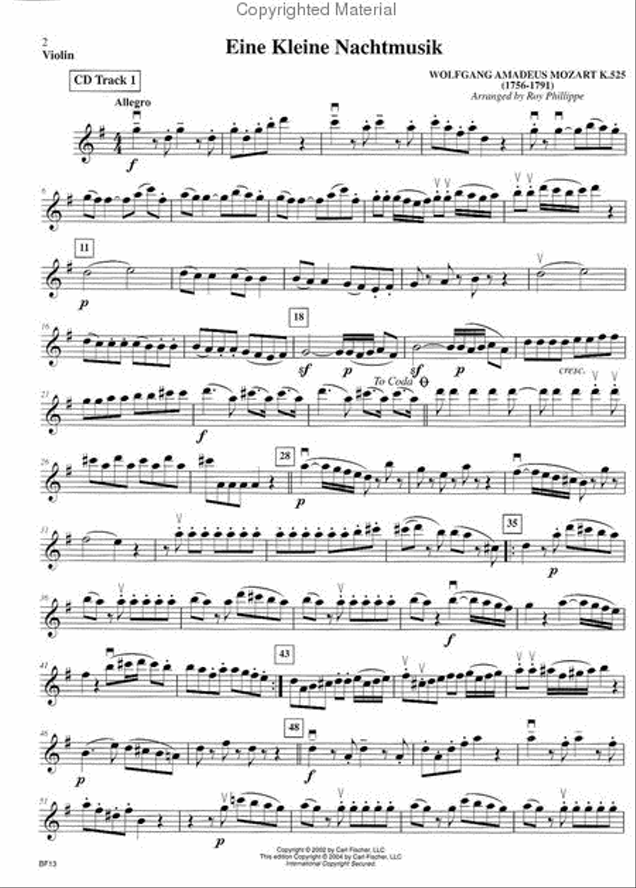 Playing with the Orchestra Violin scores gallery preview page 2
