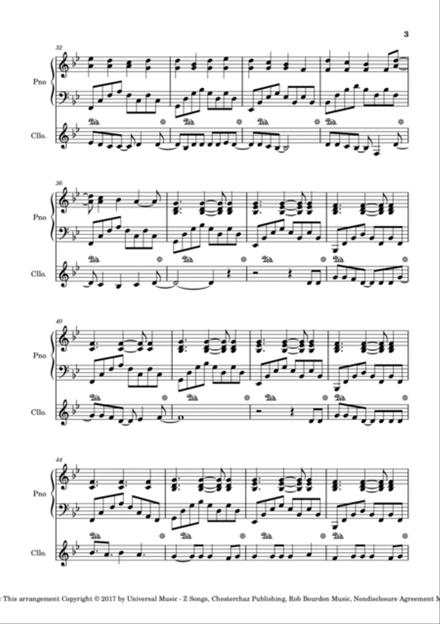 Numb Piano scores gallery preview page 3