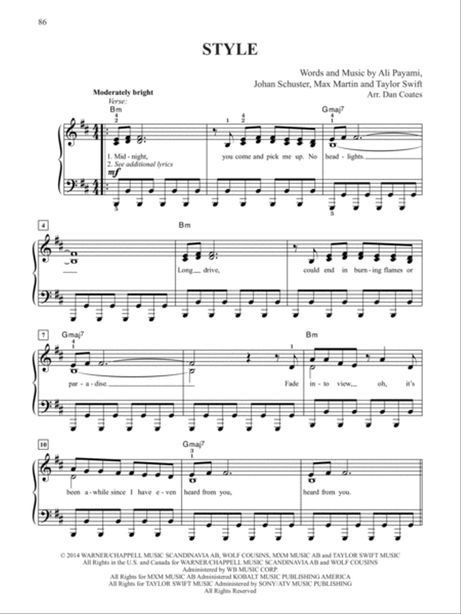 2016 Greatest Pop & Movie Hits Easy Piano scores gallery preview page 5