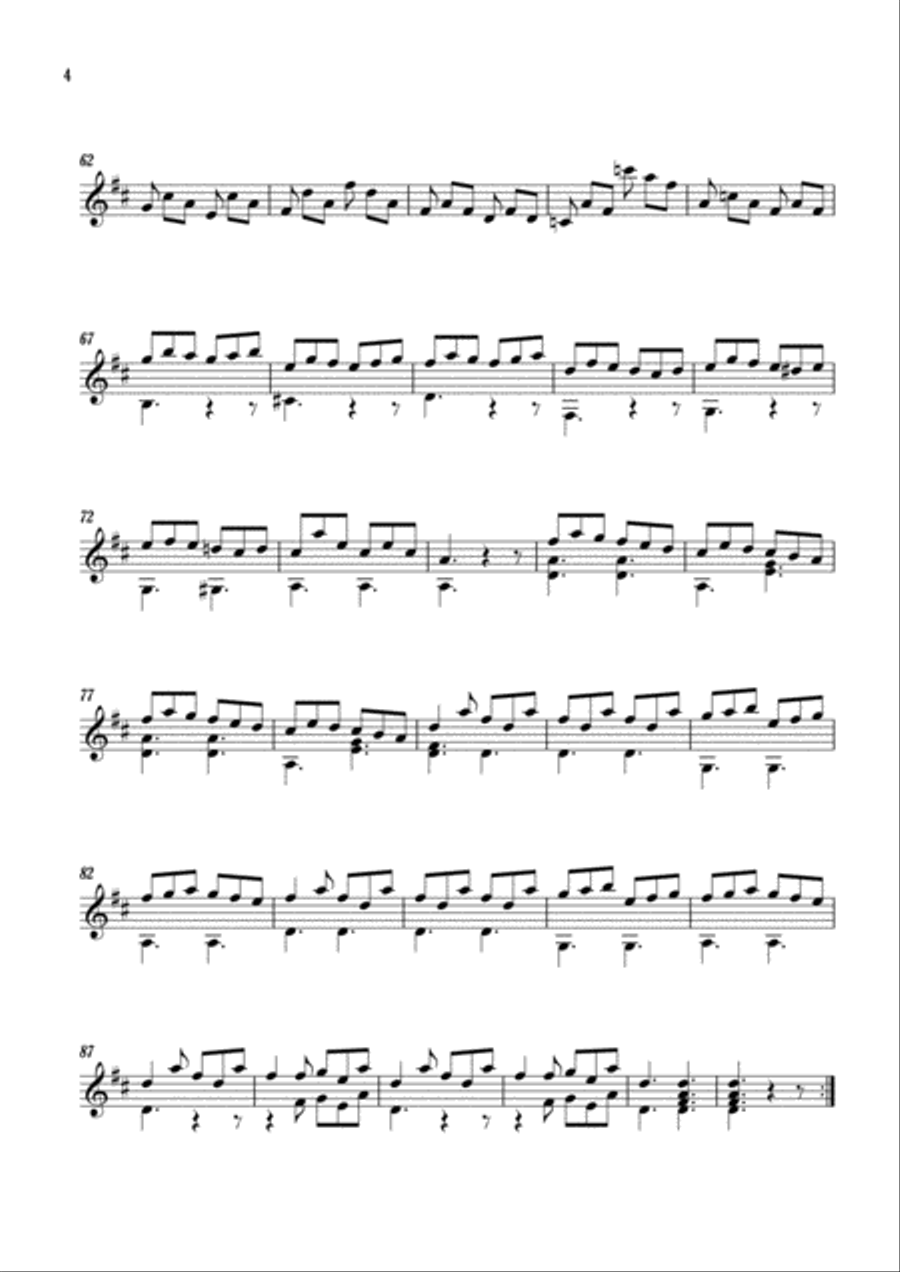 Sei Sonate Acoustic Guitar scores gallery preview page 4