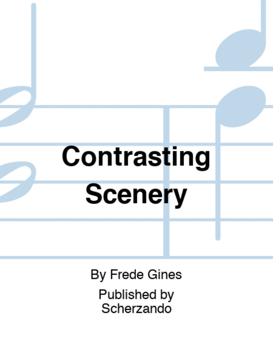 Contrasting Scenery Fanfare Band scores gallery preview page 1