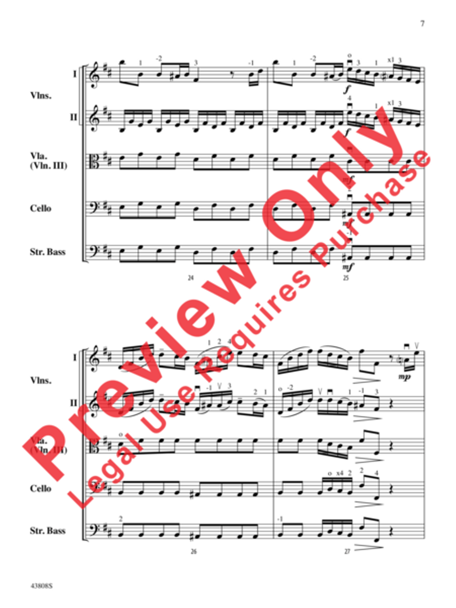 Overture to Euristeo Overture to Euristeo String Orchestra scores gallery preview page 8