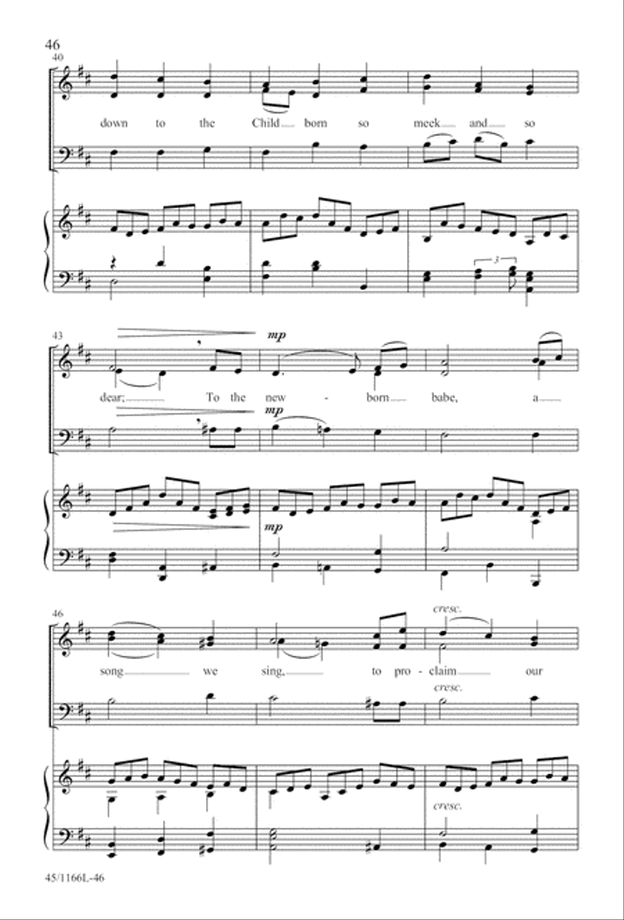 12 Carols for about 12 Singers 3-Part scores gallery preview page 47