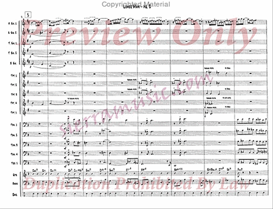 Lover Man Jazz Ensemble scores gallery preview page 3