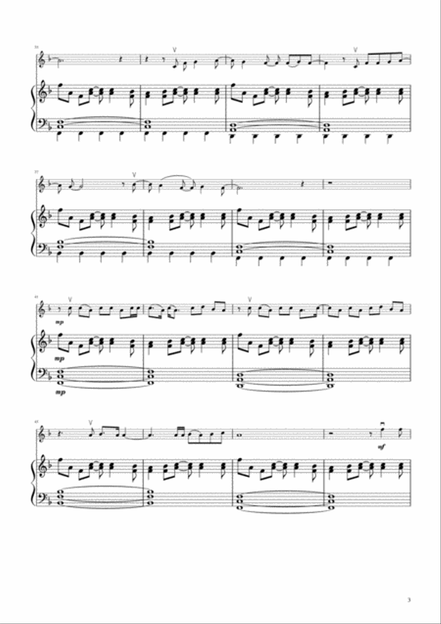 Just The Way You Are Violin Solo scores gallery preview page 4