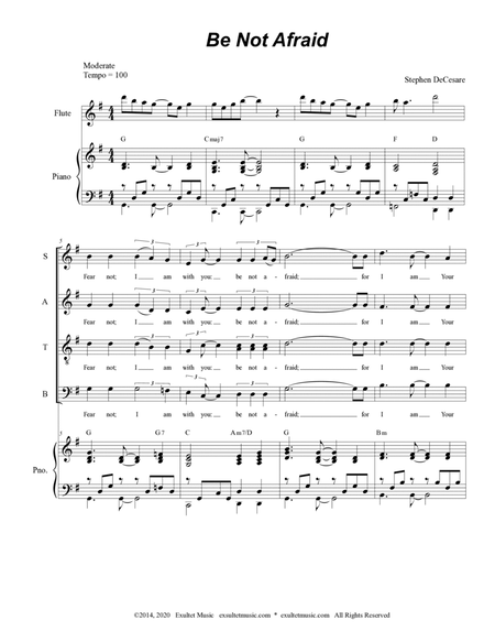 Be Not Afraid (Vocal Solo with SATB) image number null