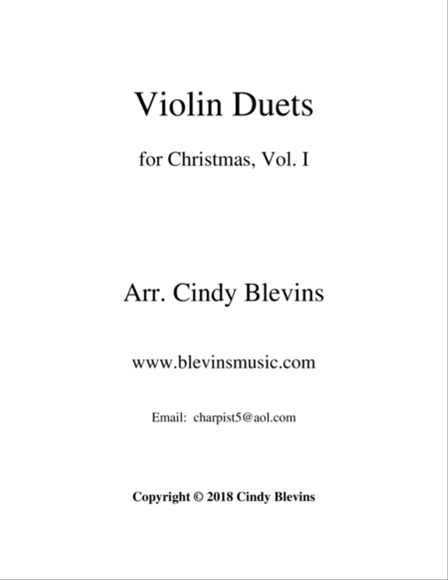 Violin Duets for Christmas, Vol. I String Duet scores gallery preview page 6