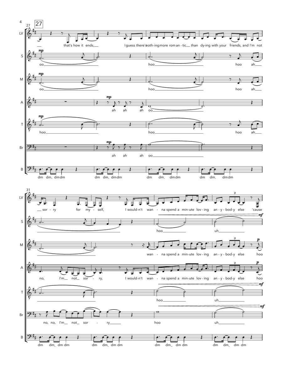 Till Forever Falls Apart A Cappella scores gallery preview page 4