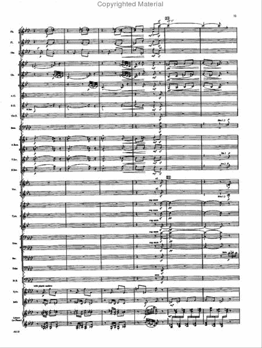 Selections from the Nutcracker Suite Concert Band scores gallery preview page 11