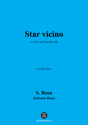 Book cover for S. Rosa-Star vicino,Ver. II,in G flat Major