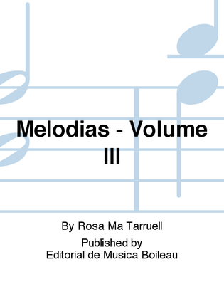 Melodias - Volume III