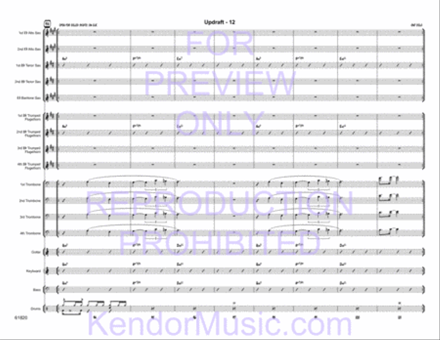 Updraft Updraft Jazz Ensemble scores gallery preview page 13