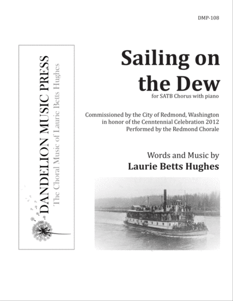 Sailing on the Dew [SATB] 4-Part scores gallery preview page 1