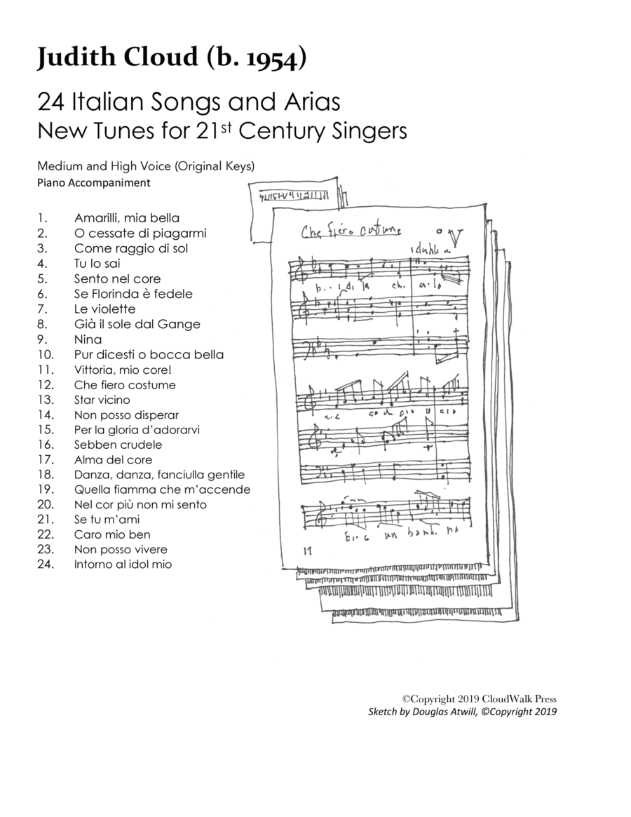 No. 4 Tu lo sai Accompaniment mp3 Piano Solo scores gallery preview page 1