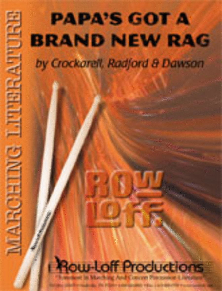 Papa's Got A Brand New Rag w/Tutor Tracks Percussion Ensemble scores gallery preview page 1