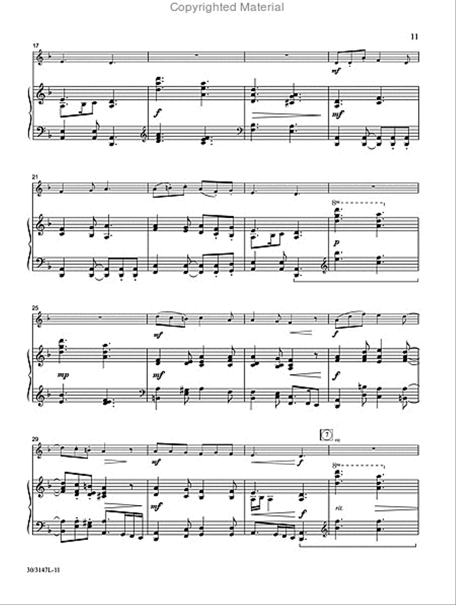 Fortress and Foundation Trumpet Solo scores gallery preview page 9