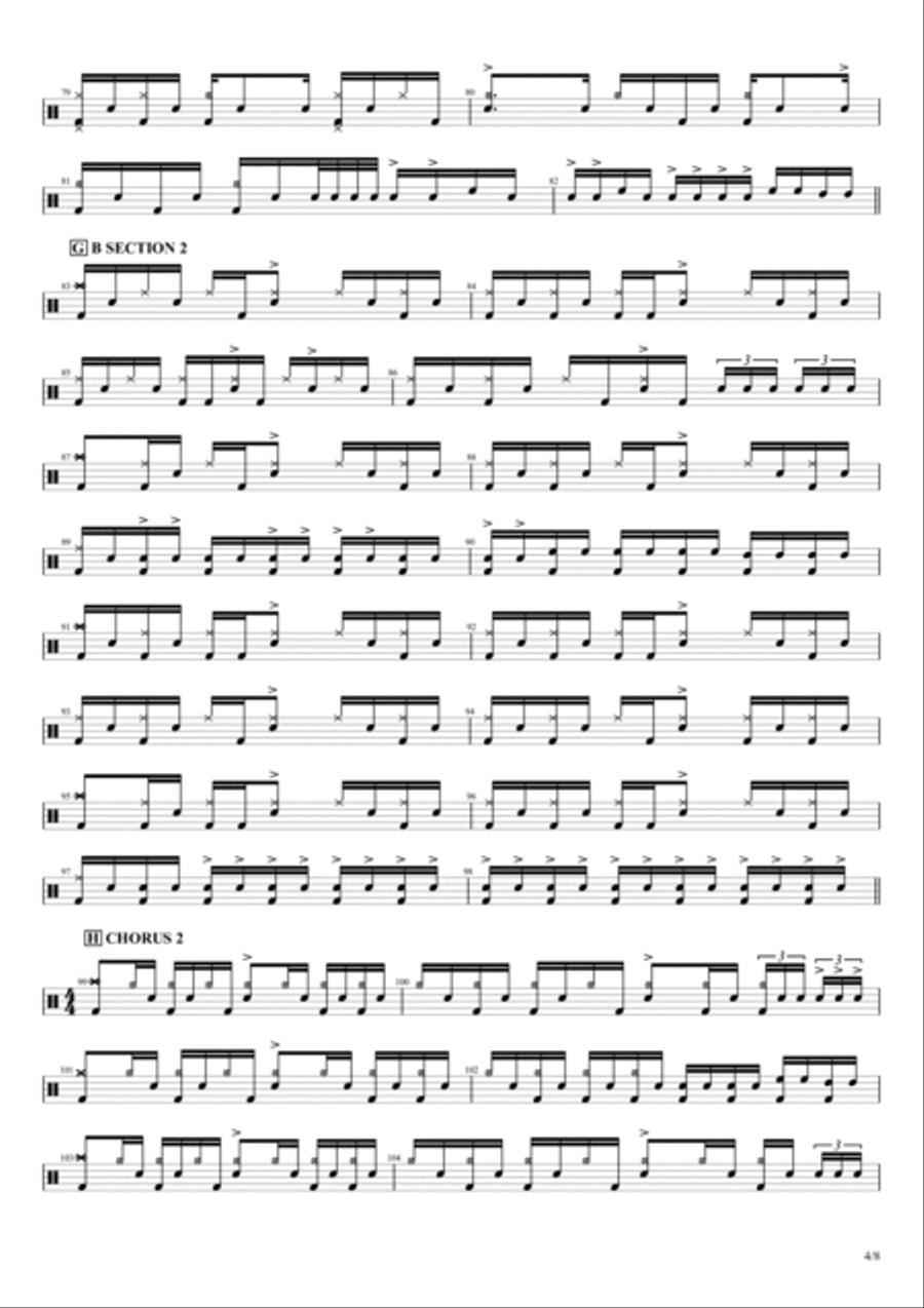 Oblivion Drum Set scores gallery preview page 4