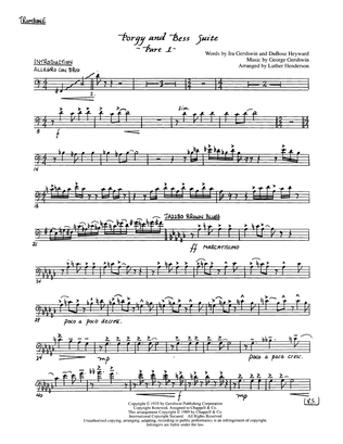 Porgy and Bess Suite - Trombone (B.C.)