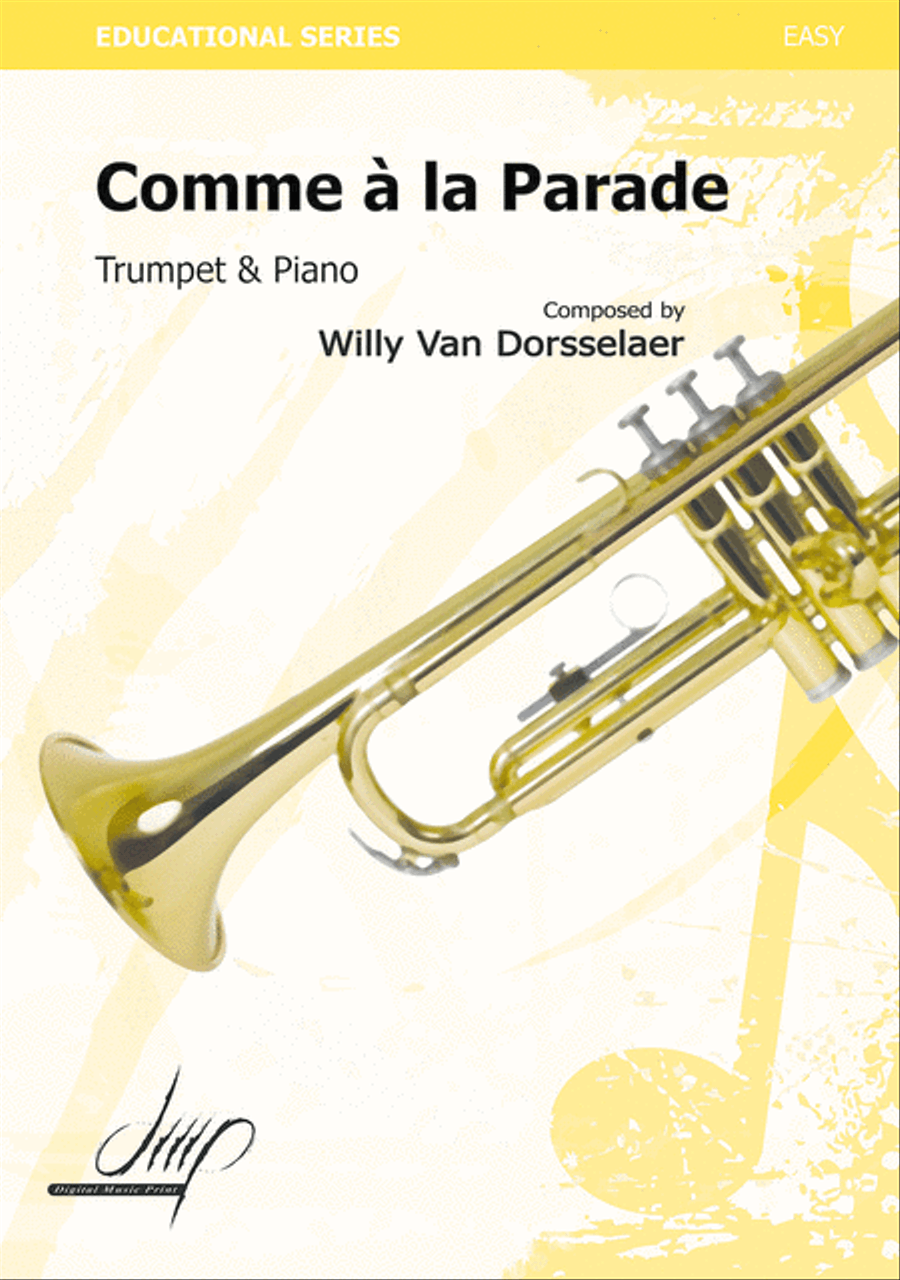 Comme À La Parade Trumpet Solo scores gallery preview page 1