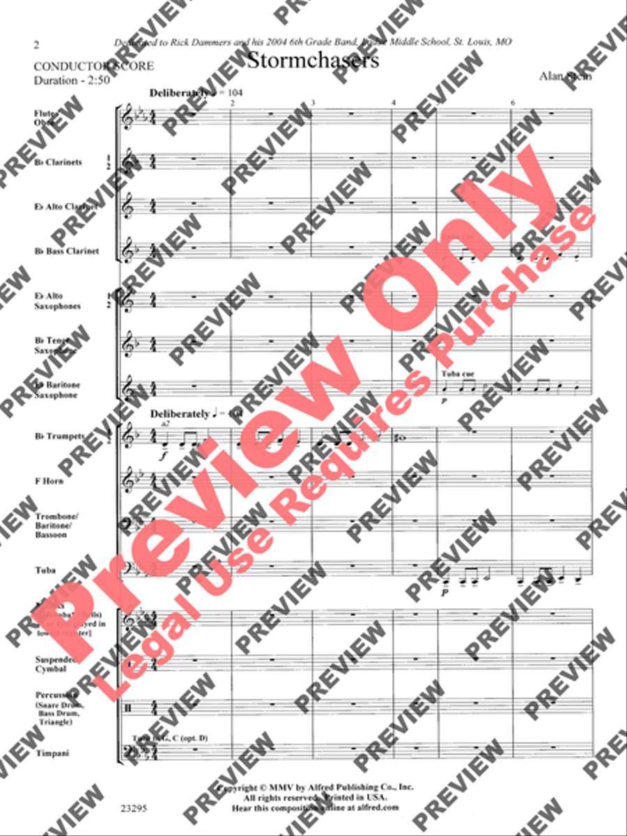Stormchasers Stormchasers Concert Band scores gallery preview page 3