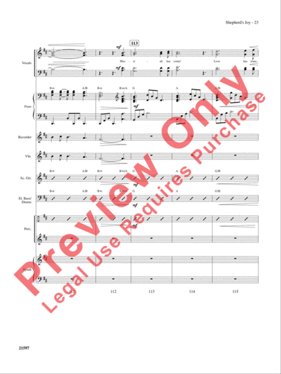 Shepherd's Joy Choir scores gallery preview page 24