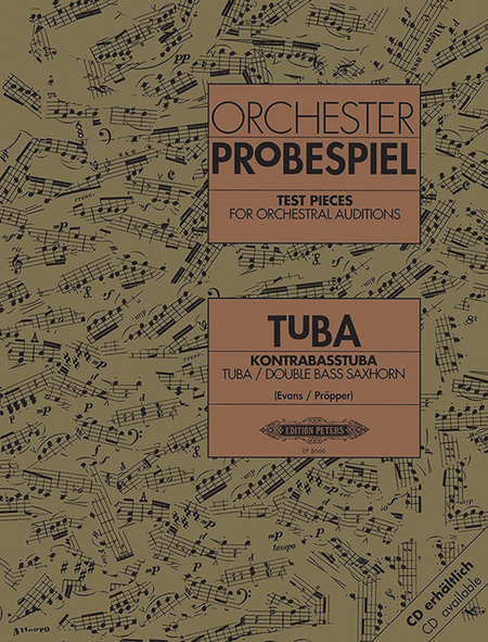 Test Pieces for Orchestral Auditions -- Tuba, Double Bass Saxhorn