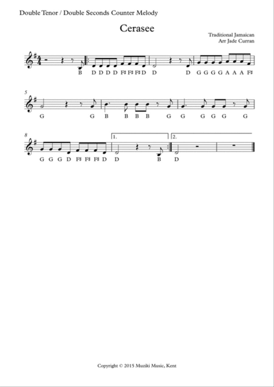 Cerasee for Steel Band Cerasee for Steel Band Steel Drum Band scores gallery preview page 4