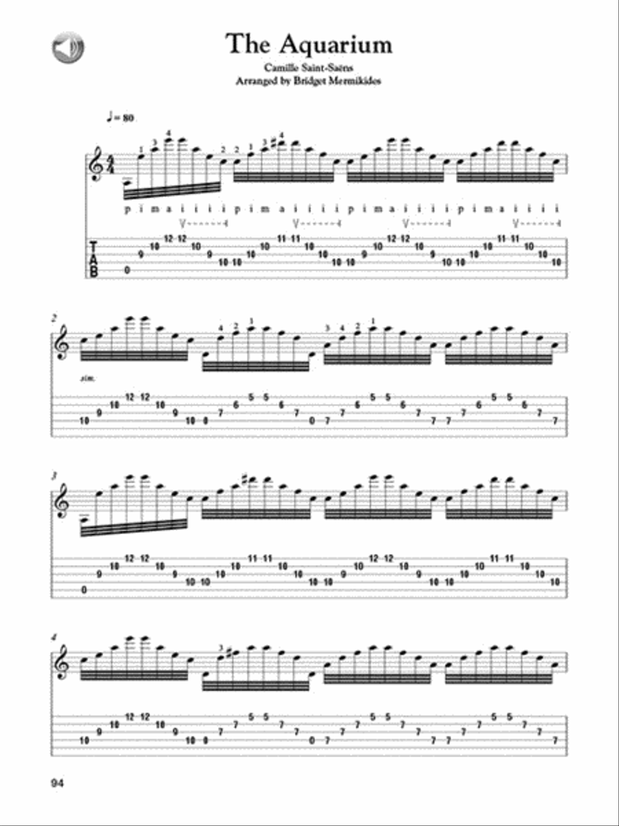 Classical Guitar Anthology Acoustic Guitar scores gallery preview page 5