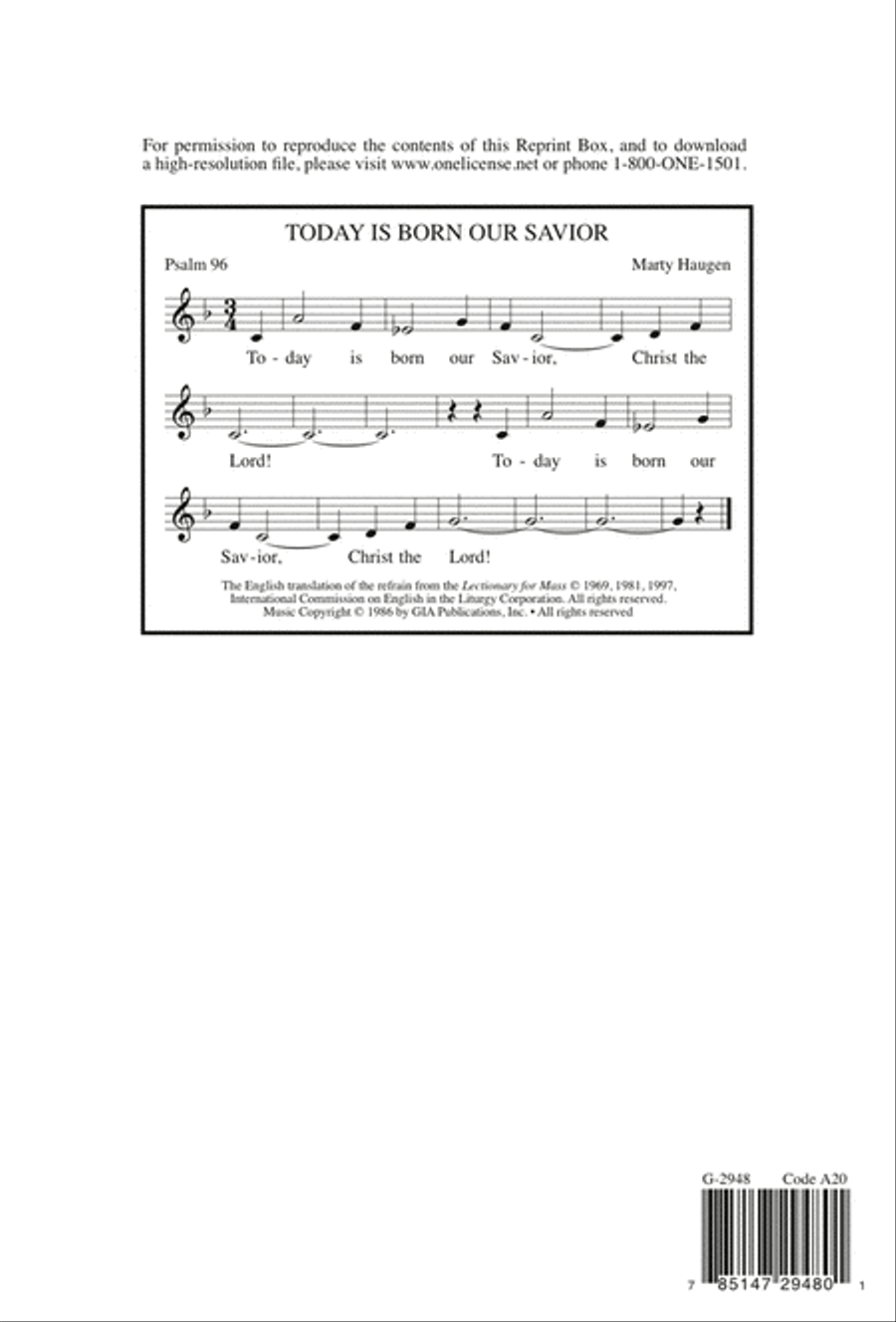 Today Is Born Our Savior Today Is Born Our Savior 4-Part scores gallery preview page 21