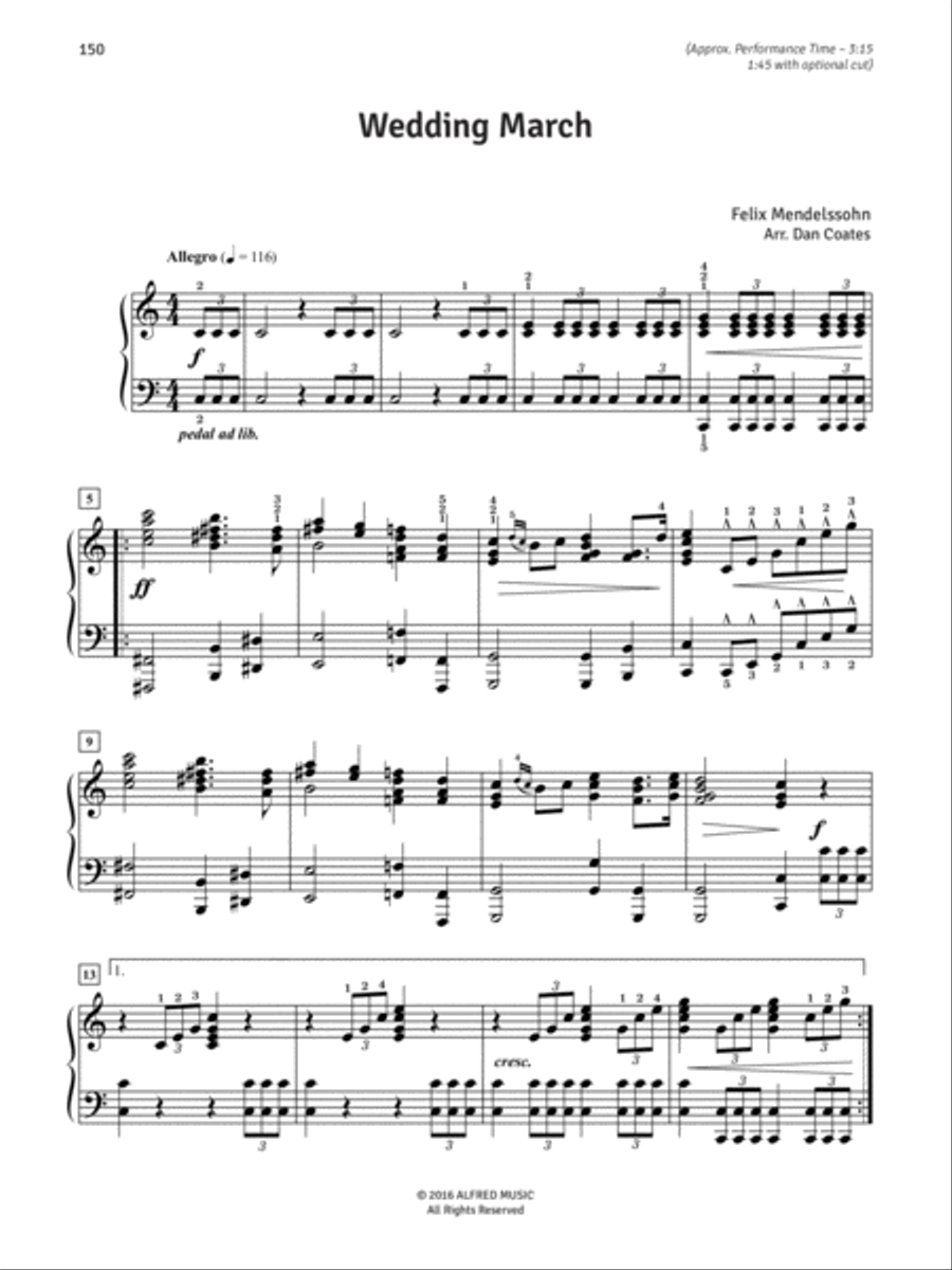 The Professional Pianist -- Solos for Weddings Piano Solo scores gallery preview page 5