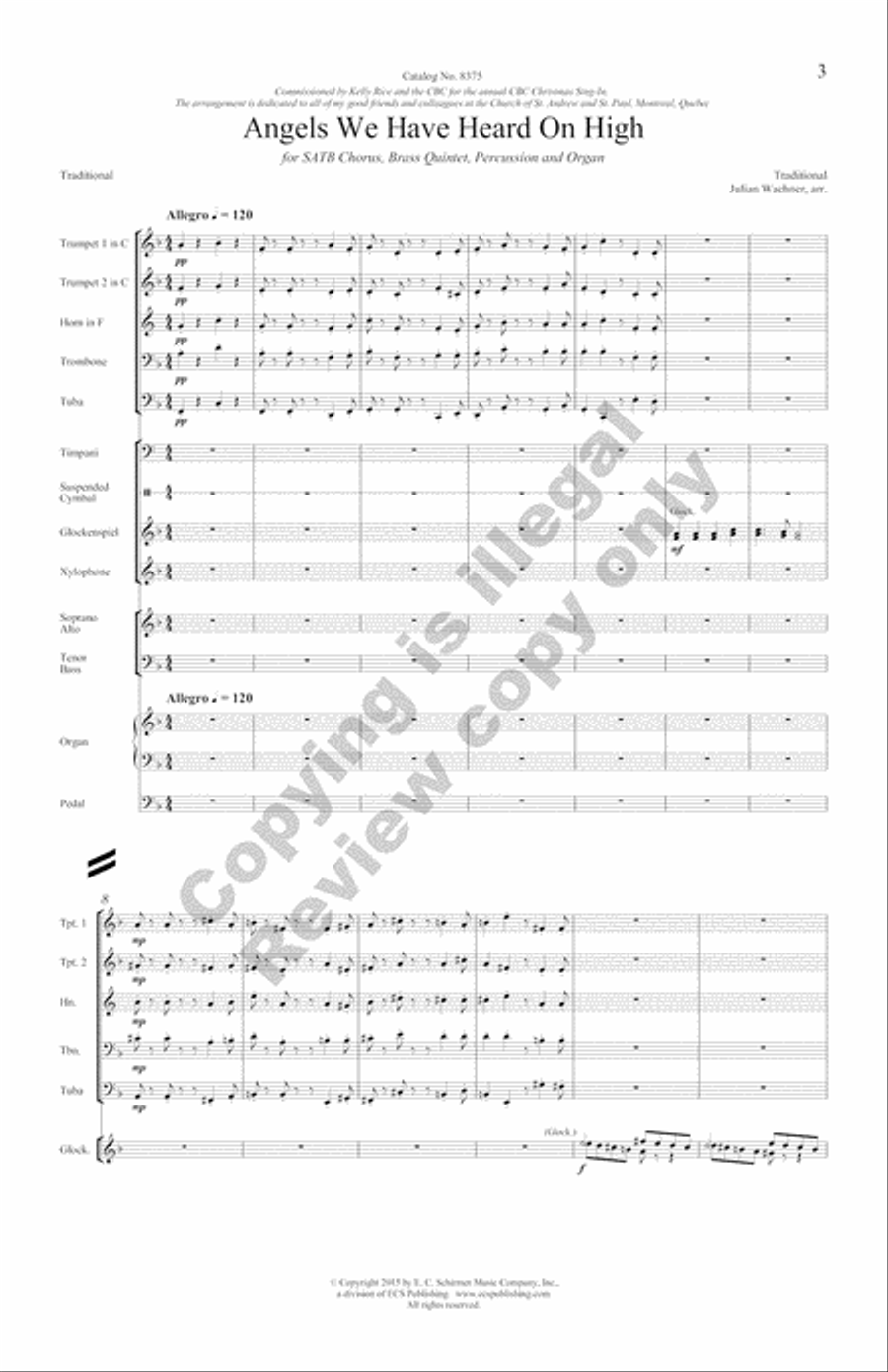 The Snow Lay On the Ground!: Nine Festive Carol Settings (Complete Compilation Full Score) Choir scores gallery preview page 30