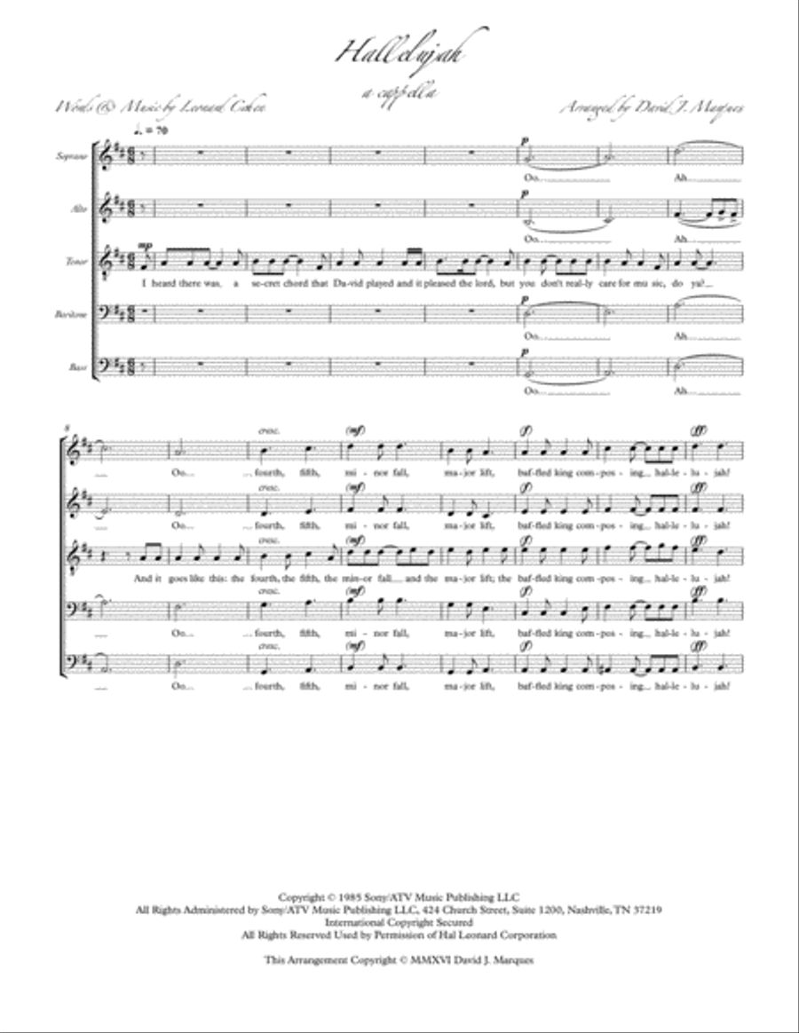 Hallelujah Divisi scores gallery preview page 1