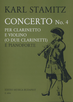 Concerto No. 4 per clarinetto e violino (o due c