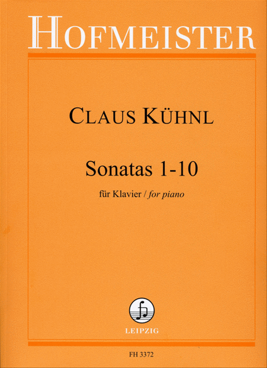 Sonatas 1- 10 Piano Solo scores gallery preview page 1
