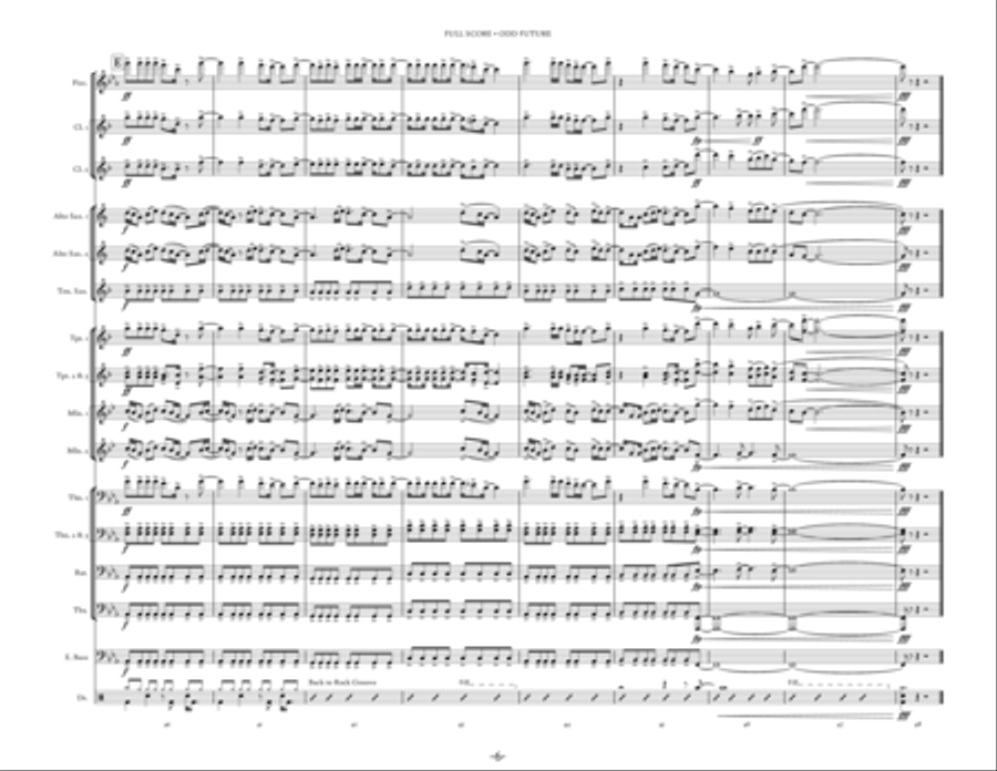Odd Future Marching Band scores gallery preview page 6