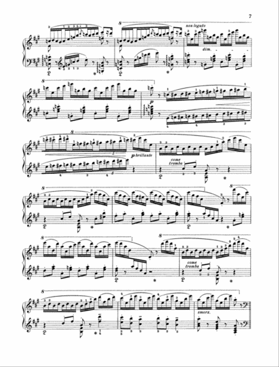 Hungarian Rhapsody No. 15 Piano Solo scores gallery preview page 5